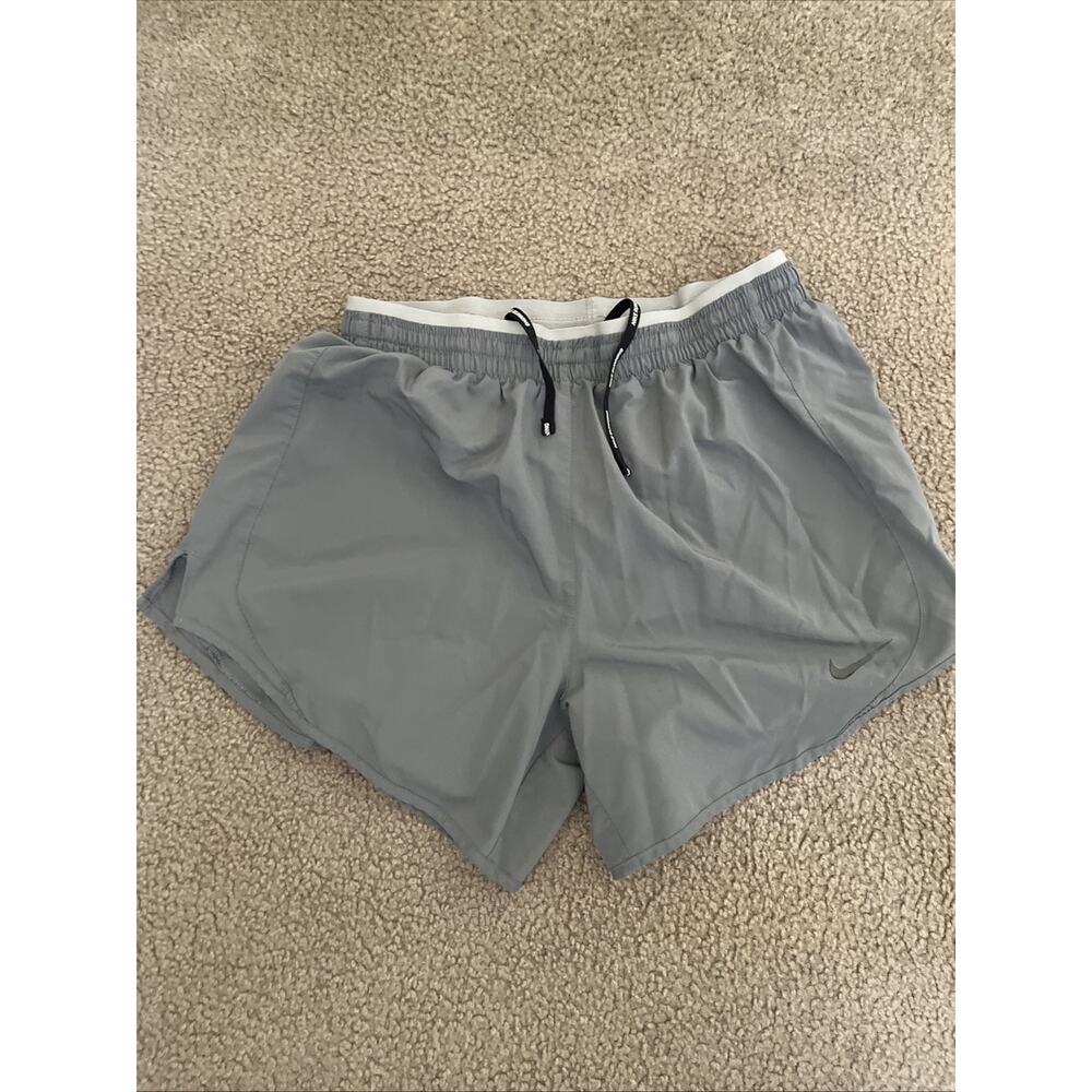 Nike Running Shorts Drawstring w/Zip Pockets Key Pockets Lined Women's M